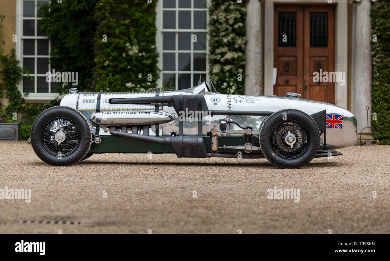 Napier Railton pousse de photo à Surrey Banque D'Images