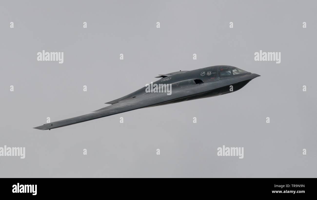 USAF Northrop Grumman B-2 Spirit Stealth Bomber Banque D'Images