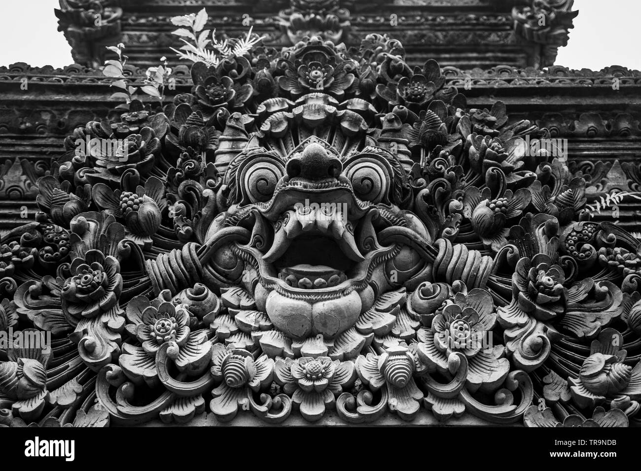 Statue démon balinais traditionnel Banque D'Images