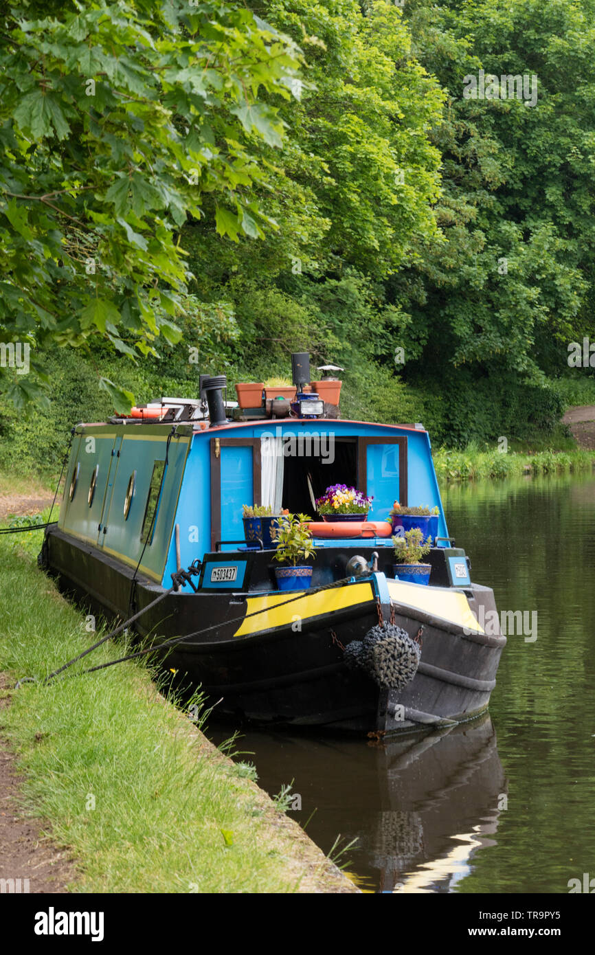 Staffordshire Worcestershire et au Canal de Jonction Stourton nr Kinver, Staffordshire, England, UK Banque D'Images