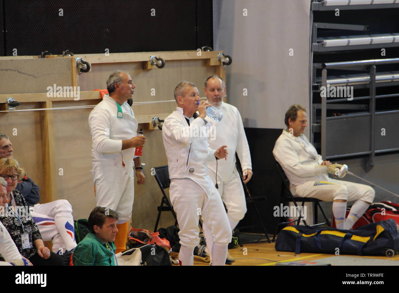 Championnat d'Europe d'escrime vétérans à Cognac (Charente) Banque D'Images