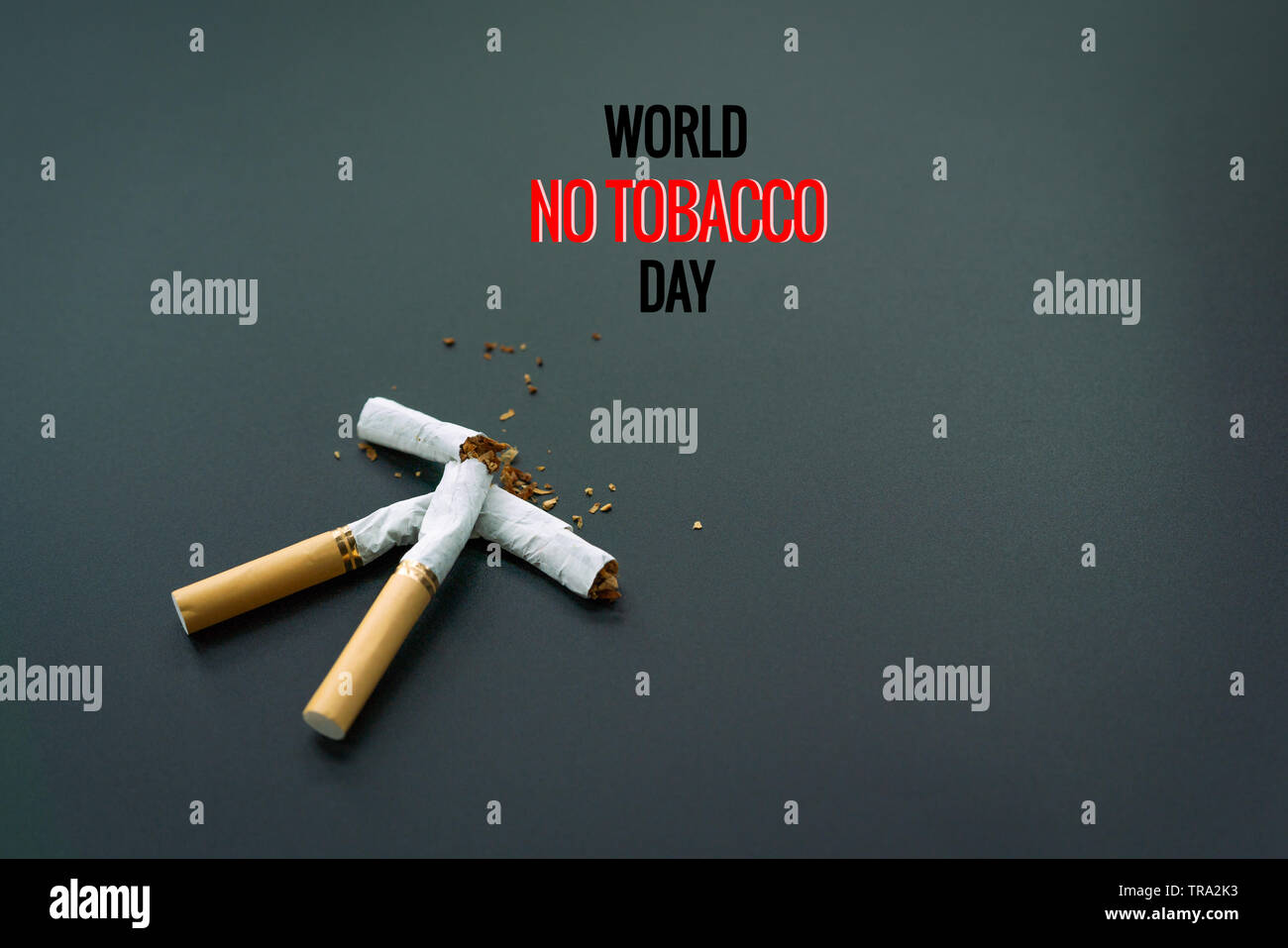 Journée mondiale sans tabac. Journée sans tabac le 31 mai. Poison de ...