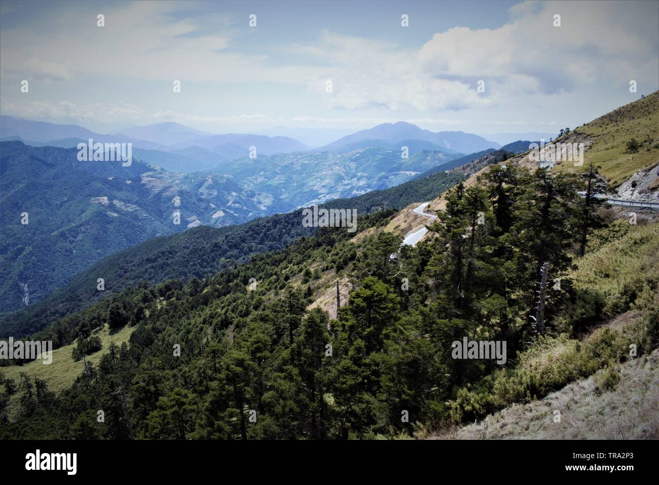 Chaîne de montagnes centrale, Taïwan Banque D'Images