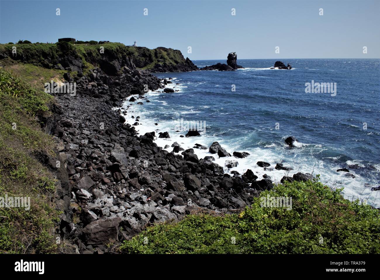 Seopjikoji à Jeju, Corée Banque D'Images