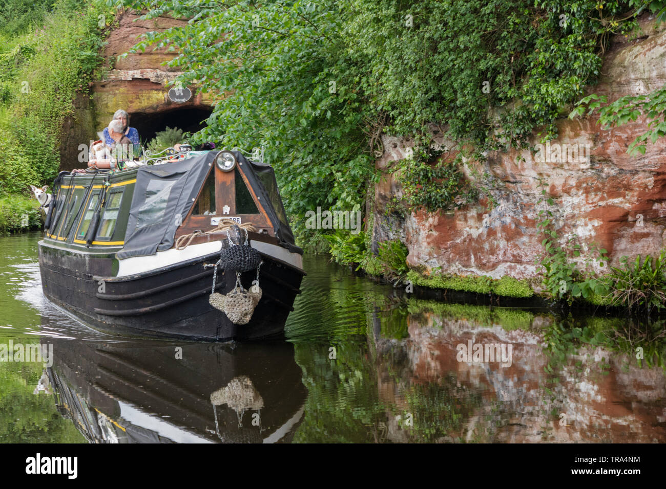 Staffordshire Worcestershire et Canal à Storton Junction nr Kinver, Staffordshire, England, UK Banque D'Images