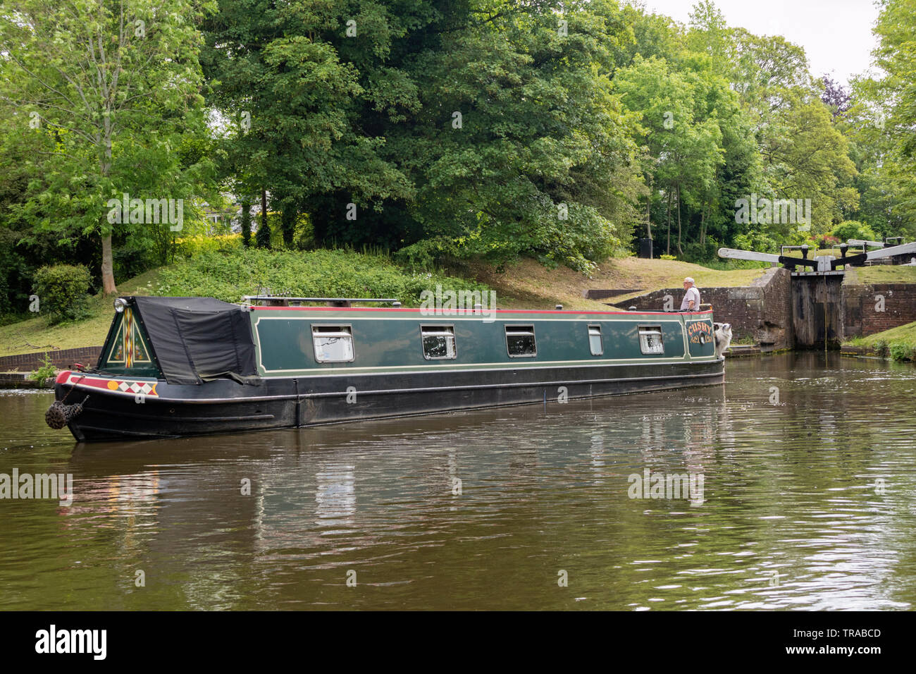 Staffordshire Worcestershire et au Canal de Jonction Stourton nr Kinver, Staffordshire, England, UK Banque D'Images