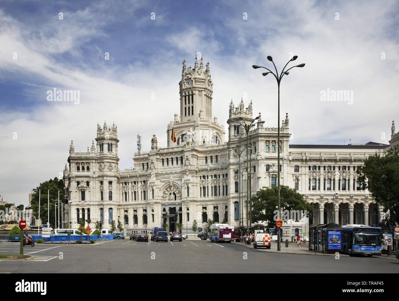 La mairie de Madrid. Espagne Banque D'Images