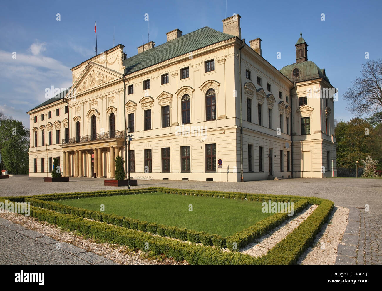 Sanguszko palace à Lubartow. La voïvodie de Lublin. Pologne Banque D'Images