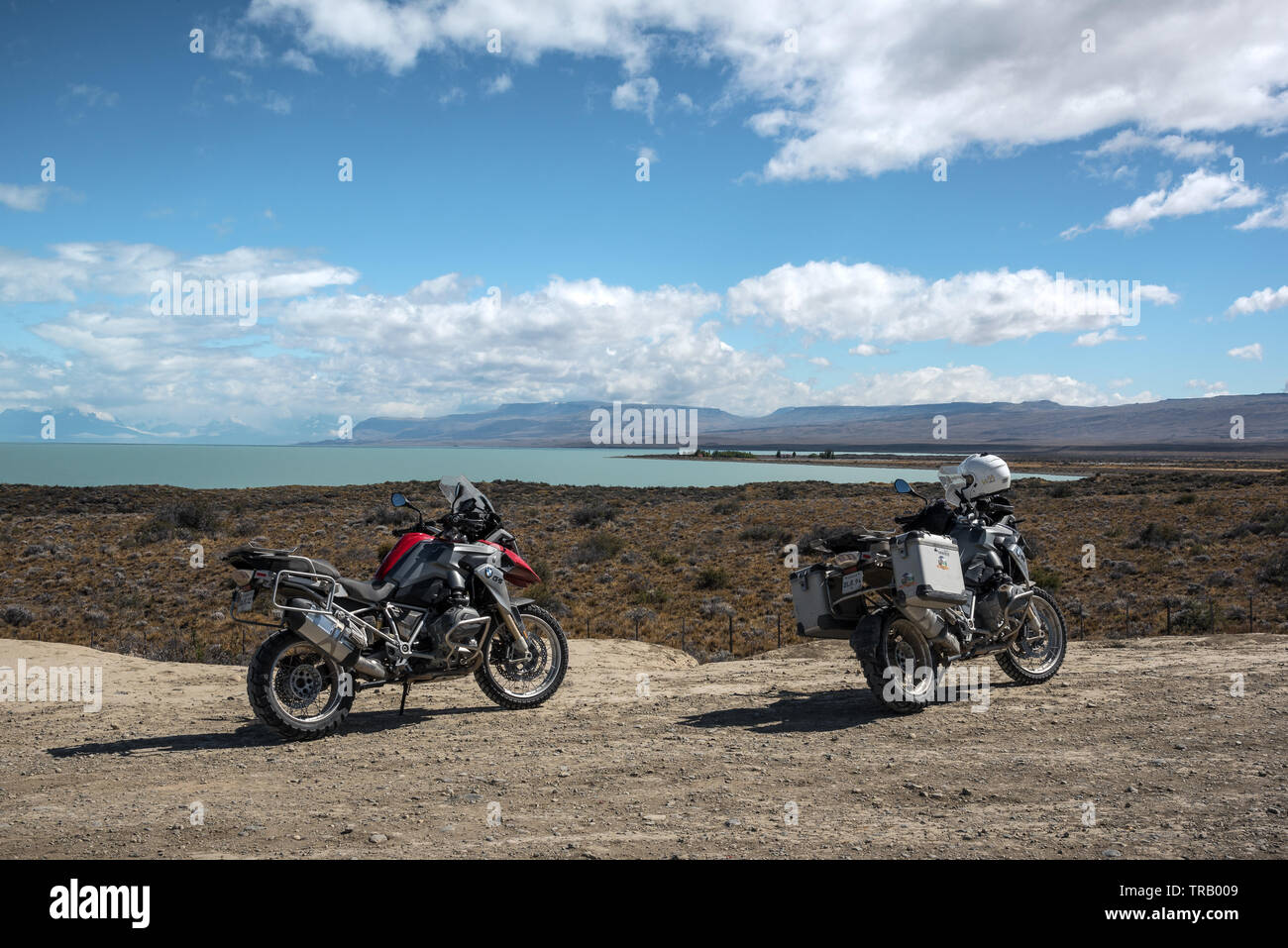 En vélo à l'état sauvage Banque D'Images
