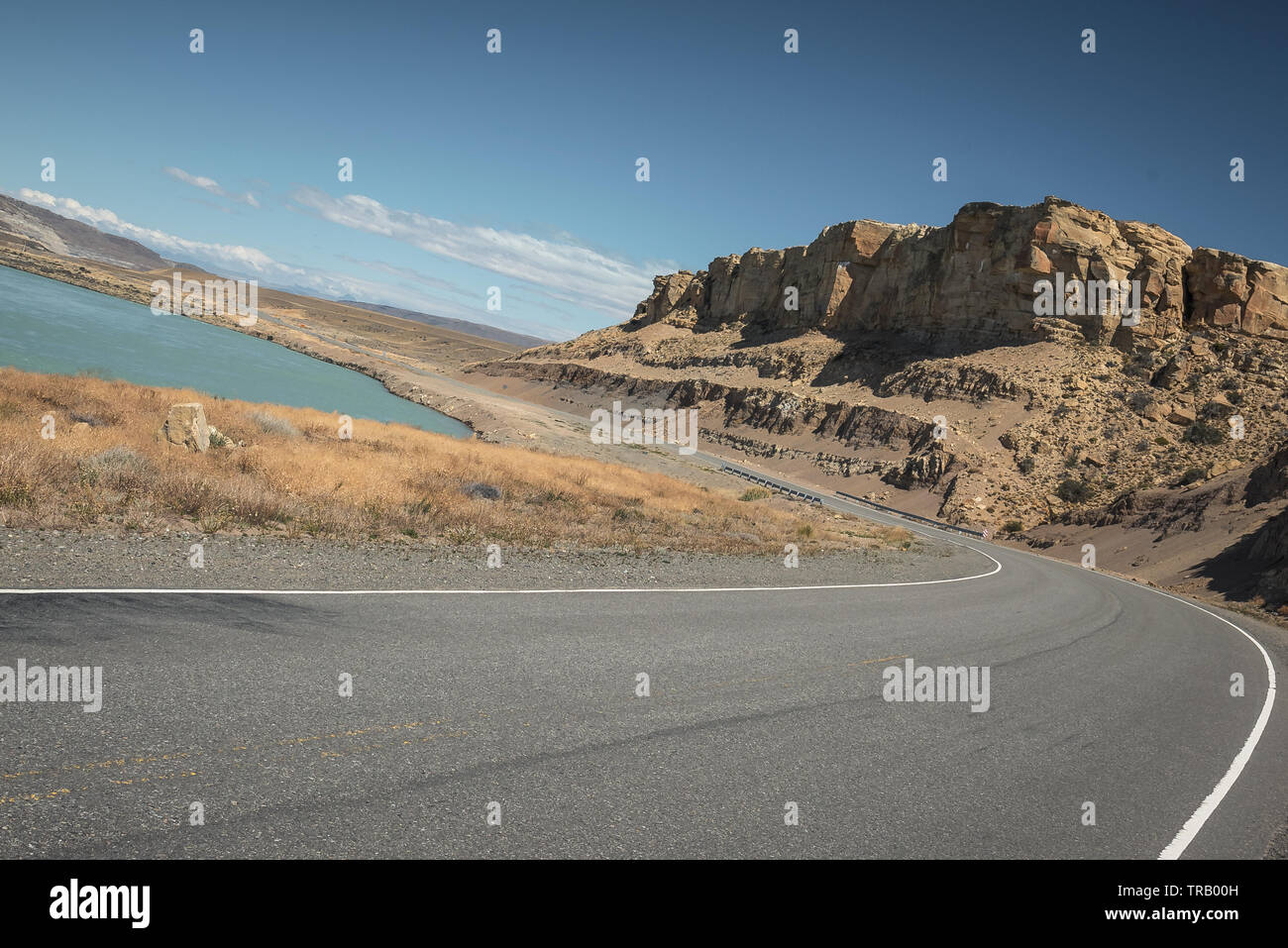 Route de désert Banque D'Images