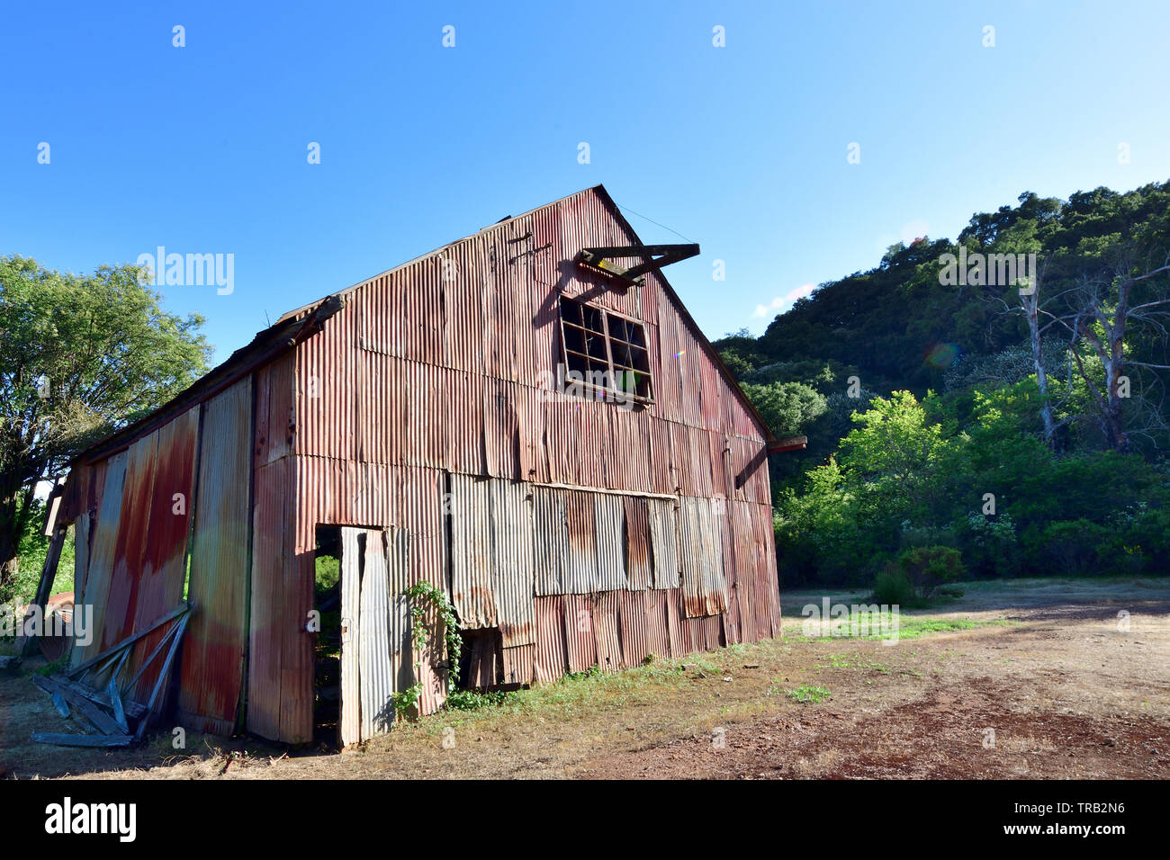 Bureau des mines abandonnées Banque D'Images