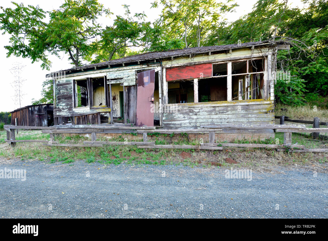 Bureau des mines abandonnées Banque D'Images