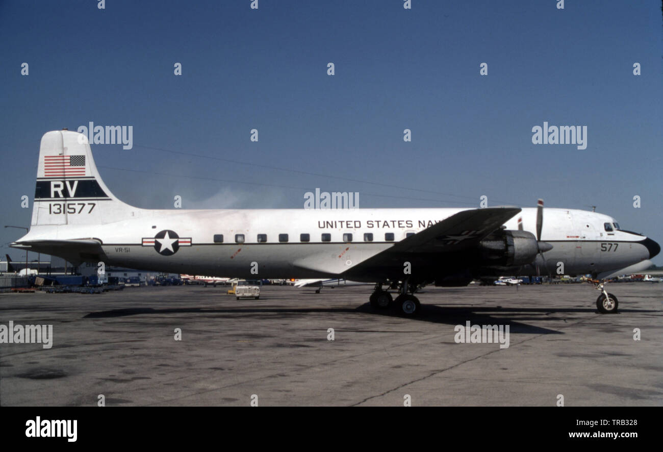 Marine / United States Navy Douglas R6D-1 Banque D'Images