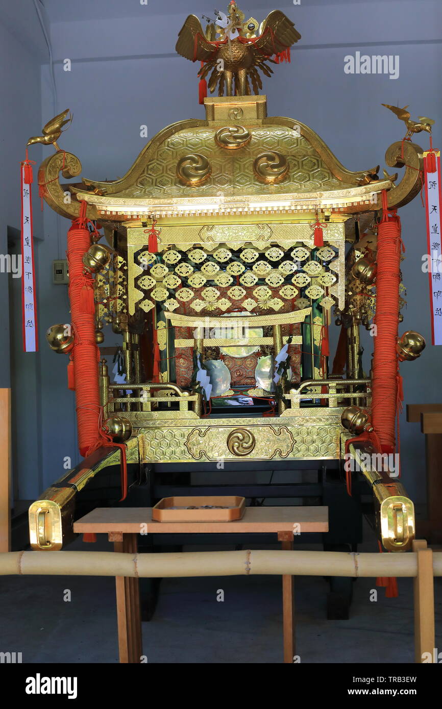 Shirine Taga dans la préfecture de Shiga, Japon Banque D'Images