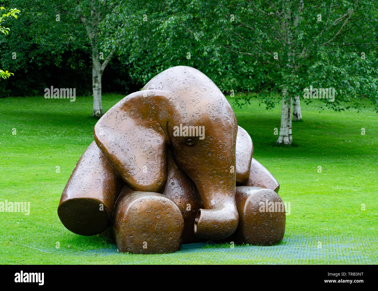 Mortonhall Memorial Bébé sculpture, Princes Street Gardens, Édimbourg, Écosse, Royaume-Uni Banque D'Images