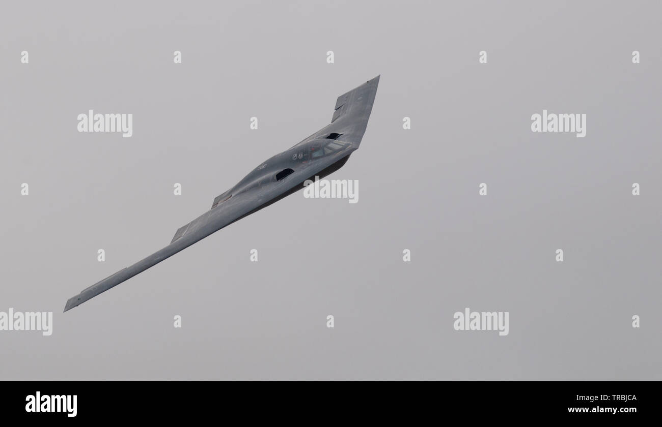 USAF Northrop Grumman B-2 Spirit Stealth Bomber Banque D'Images