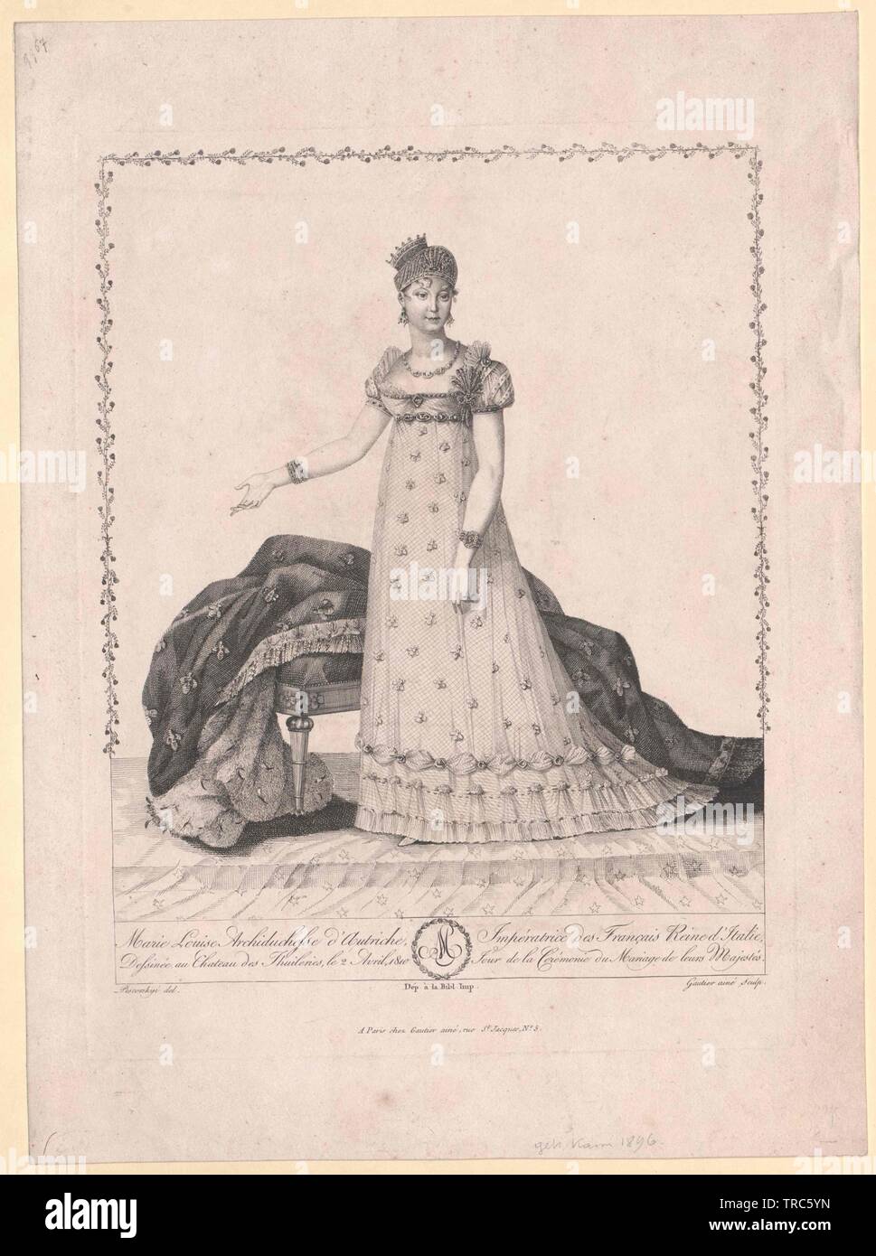 Marie Louise, archiduchesse d'Autriche, Additional-Rights Clearance-Info-Not-Available- Banque D'Images