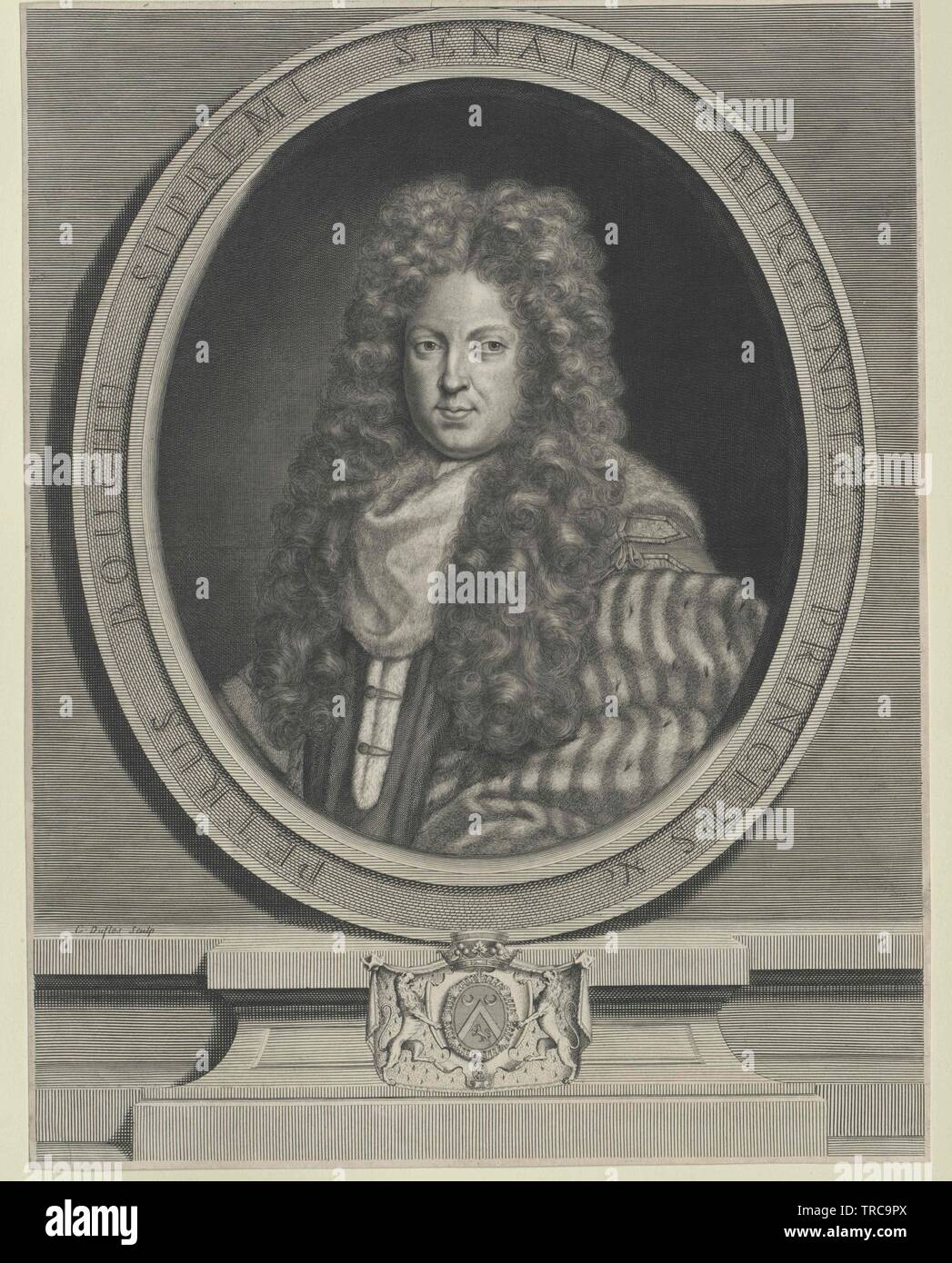 Bouchu, Pierre, Supremi senatus Burgondiae princeps plus tard du 17ème siècle, Additional-Rights Clearance-Info-Not-Available- Banque D'Images