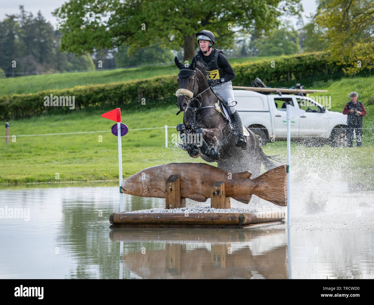 Étages Château Horse Trials 2019 Banque D'Images