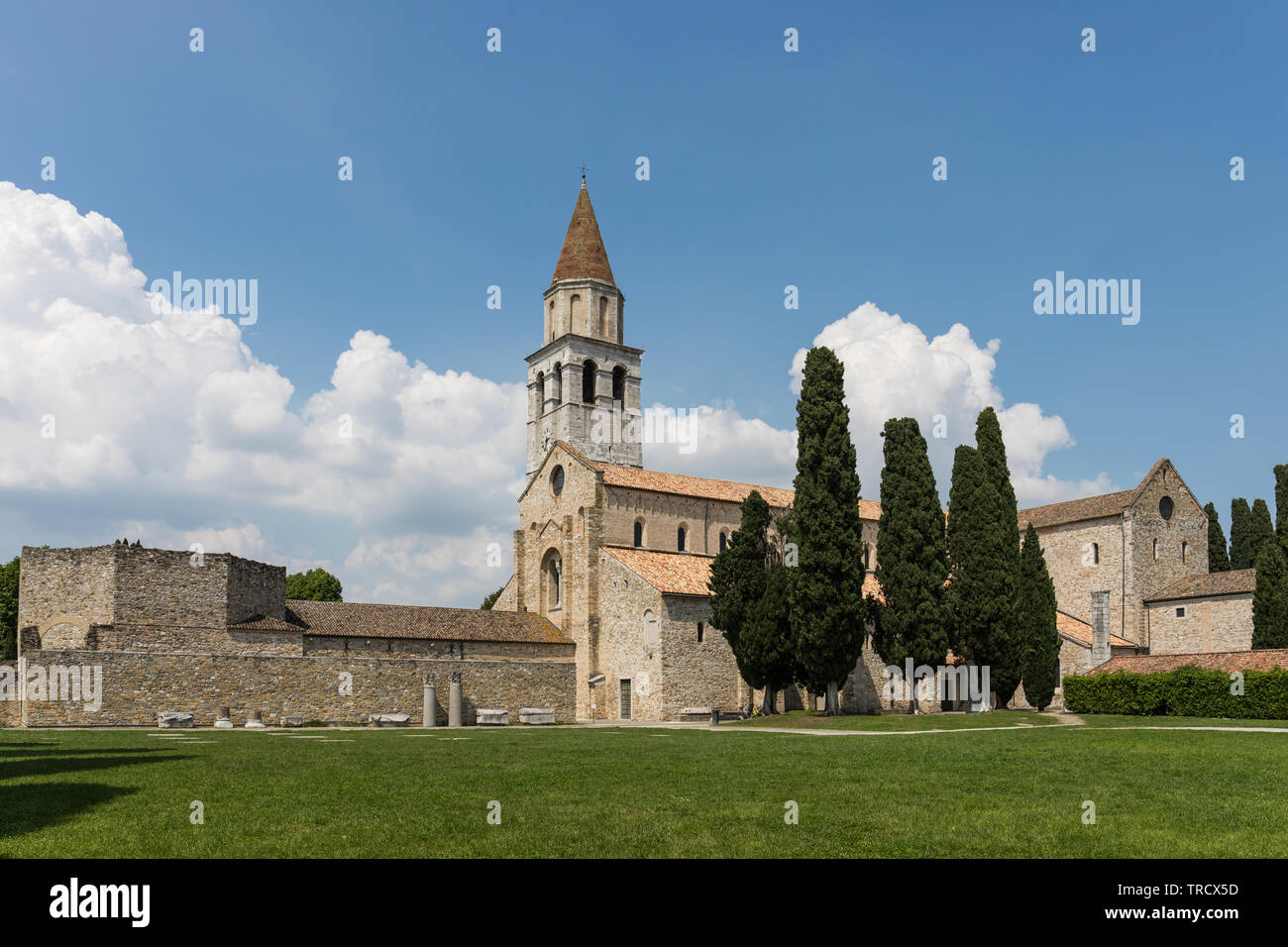 Basilica di Santa Maria Assunta, Aquileia, Friuli Venezia Giulia, Italie Banque D'Images