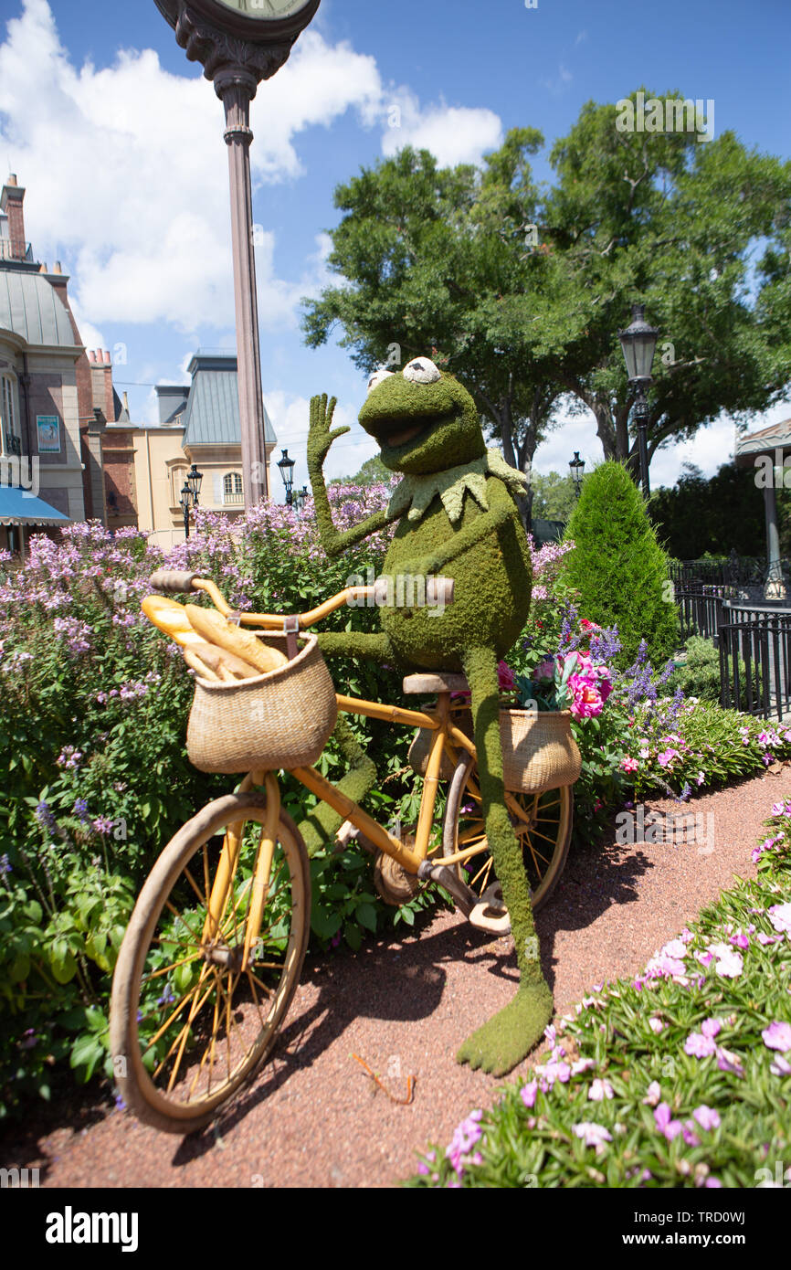 2019 Epcot et fleurs Garden Festival Banque D'Images