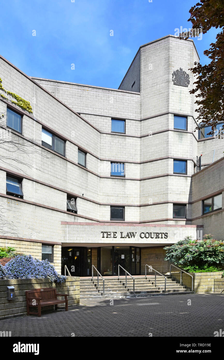 Le Croydon Law Courts un édifice du palais dans le sud de Londres comprend County Court & Family Court ainsi que l'emplacement de la cour d'Angleterre Banque D'Images