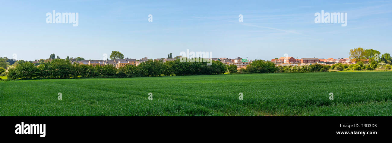 Logement moderne horrible domaine près de Wick, Littlehampton, West Sussex, UK Banque D'Images