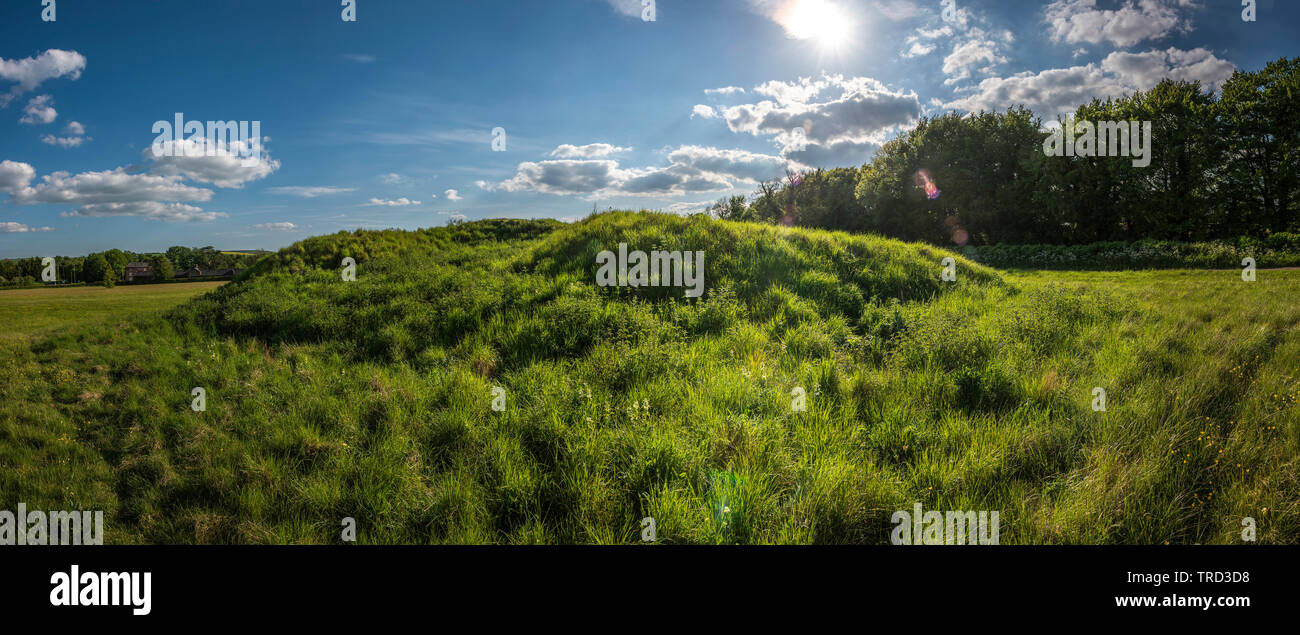 Pierres long long barrow près d'Avebury, Wiltshire, Royaume-Uni Banque D'Images