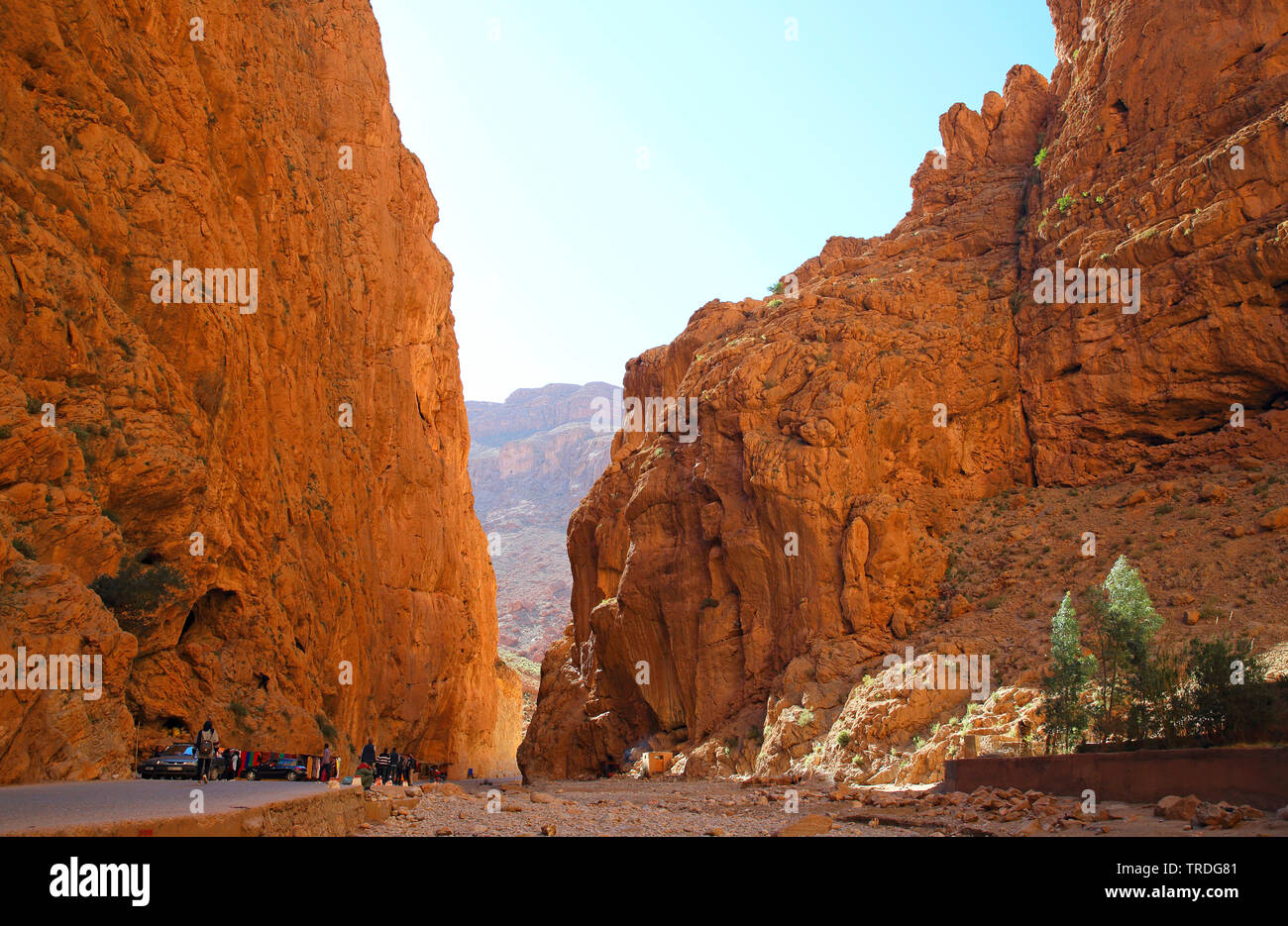 Gorges de Todra Tinghir, Maroc, Banque D'Images