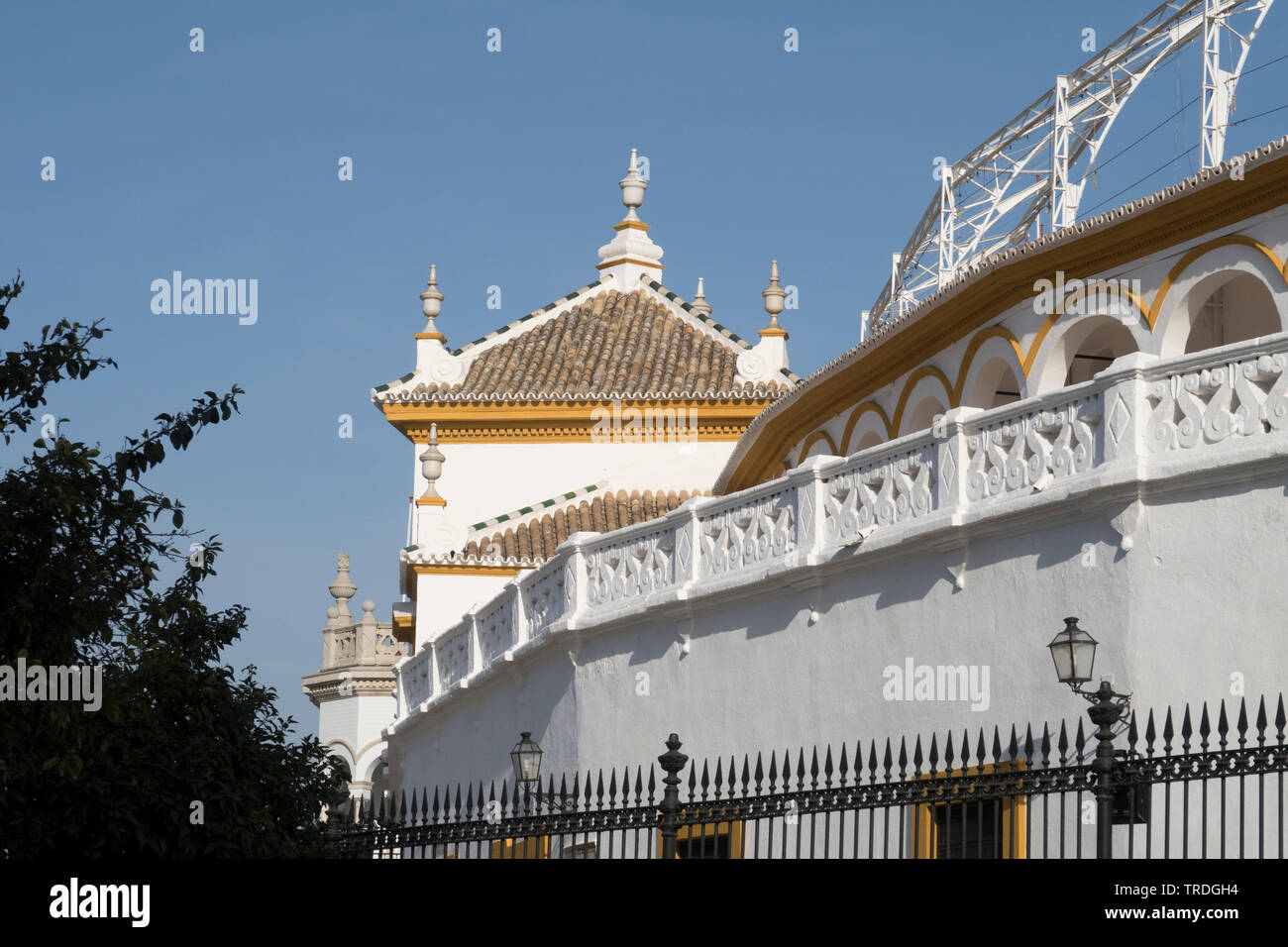 Seville Plaza de Toros de la Real Maestranza de Séville Espagne Arènes de Torres Banque D'Images