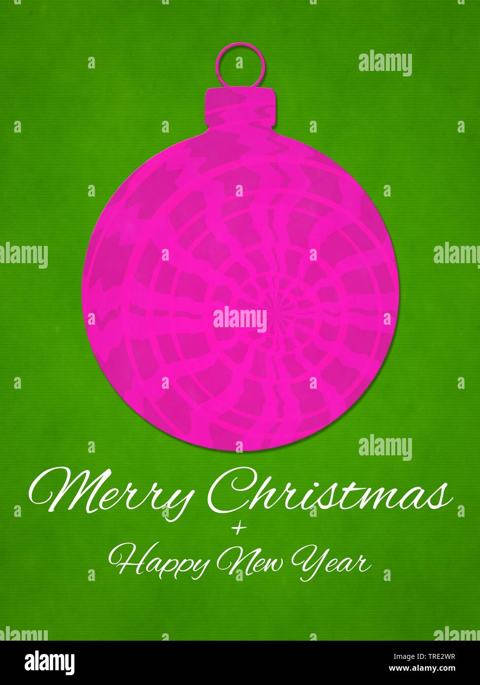 Illustration de Joyeux Noël et Bonne Année Banque D'Images