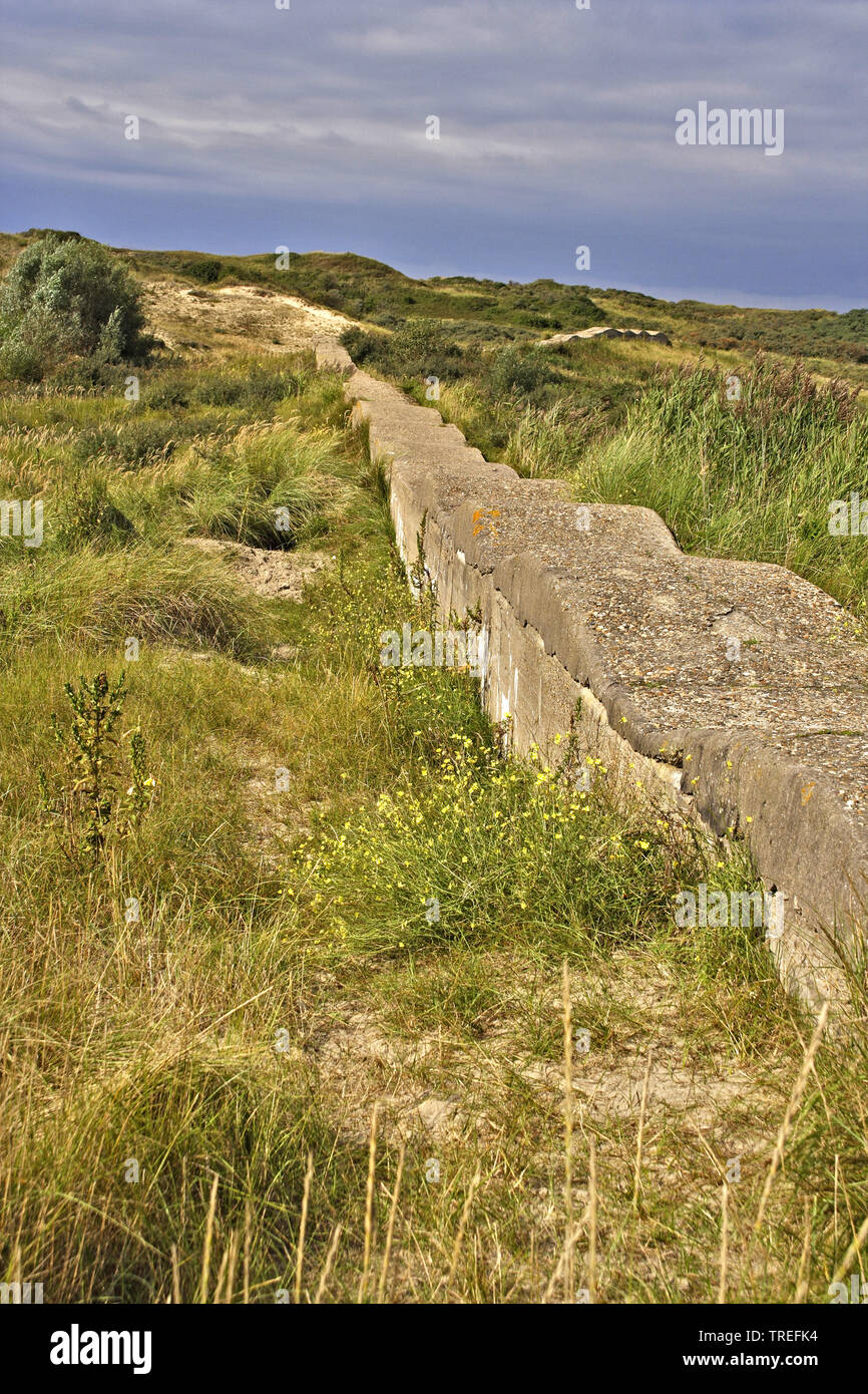 Mur de l'Atlantique Pays-bas, Pays-Bas, Katwijk Banque D'Images