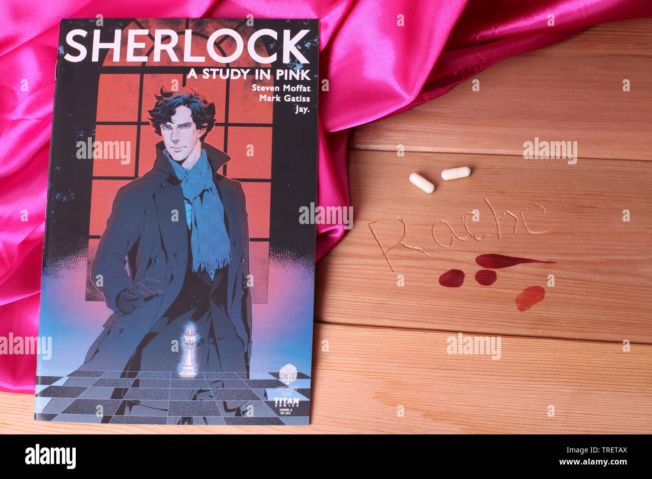Sherlock holmes book cover Banque de photographies et d’images à haute