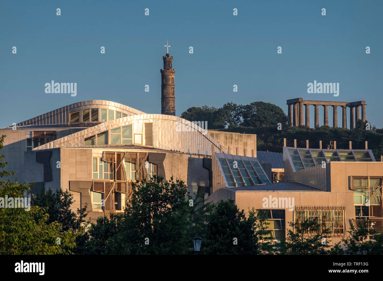 Le Parlement écossais, Holyrood Banque D'Images