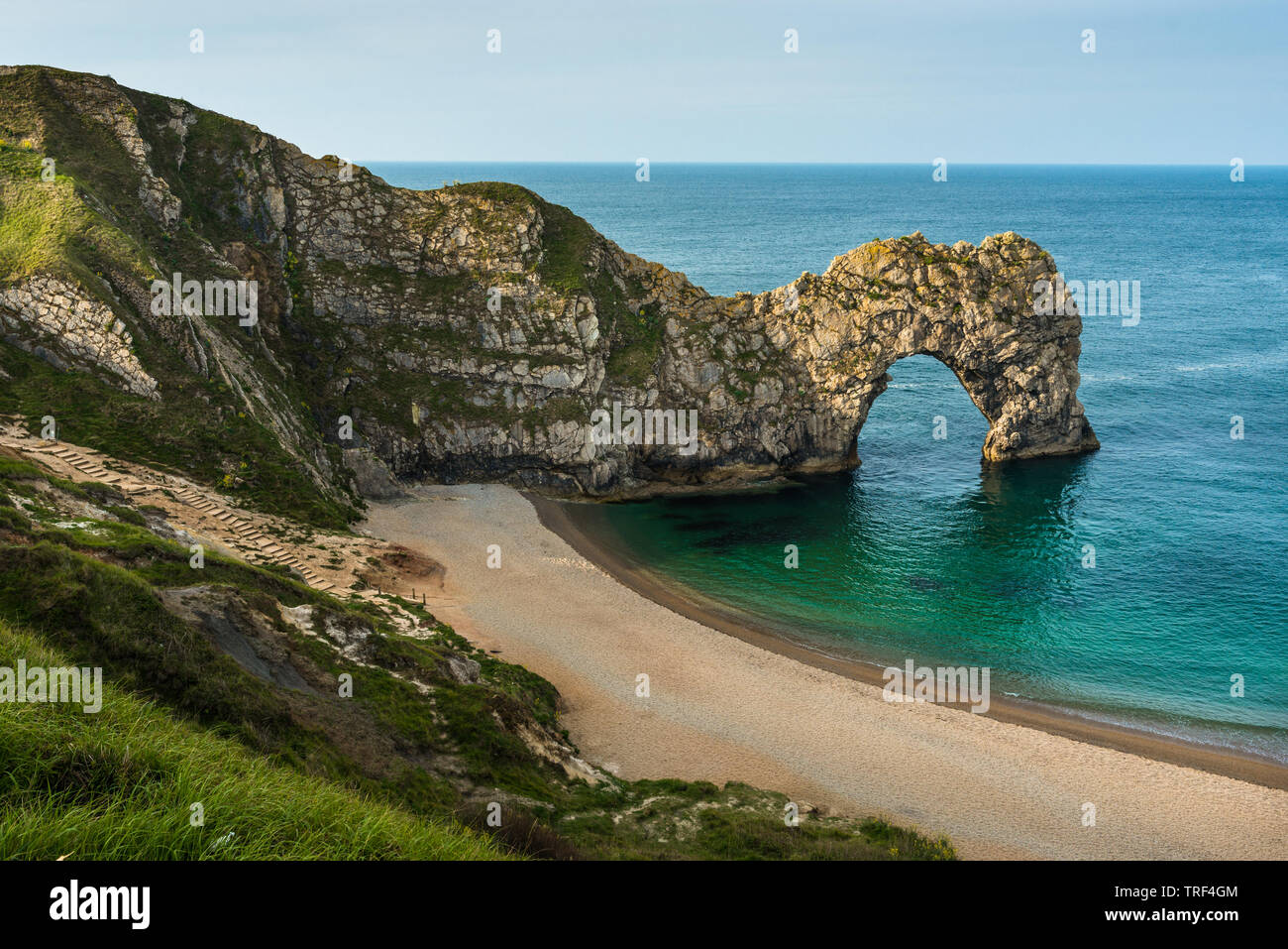 Durdle Door sur la côte jurassique du Dorset. Angleterre, Royaume-Uni. Banque D'Images