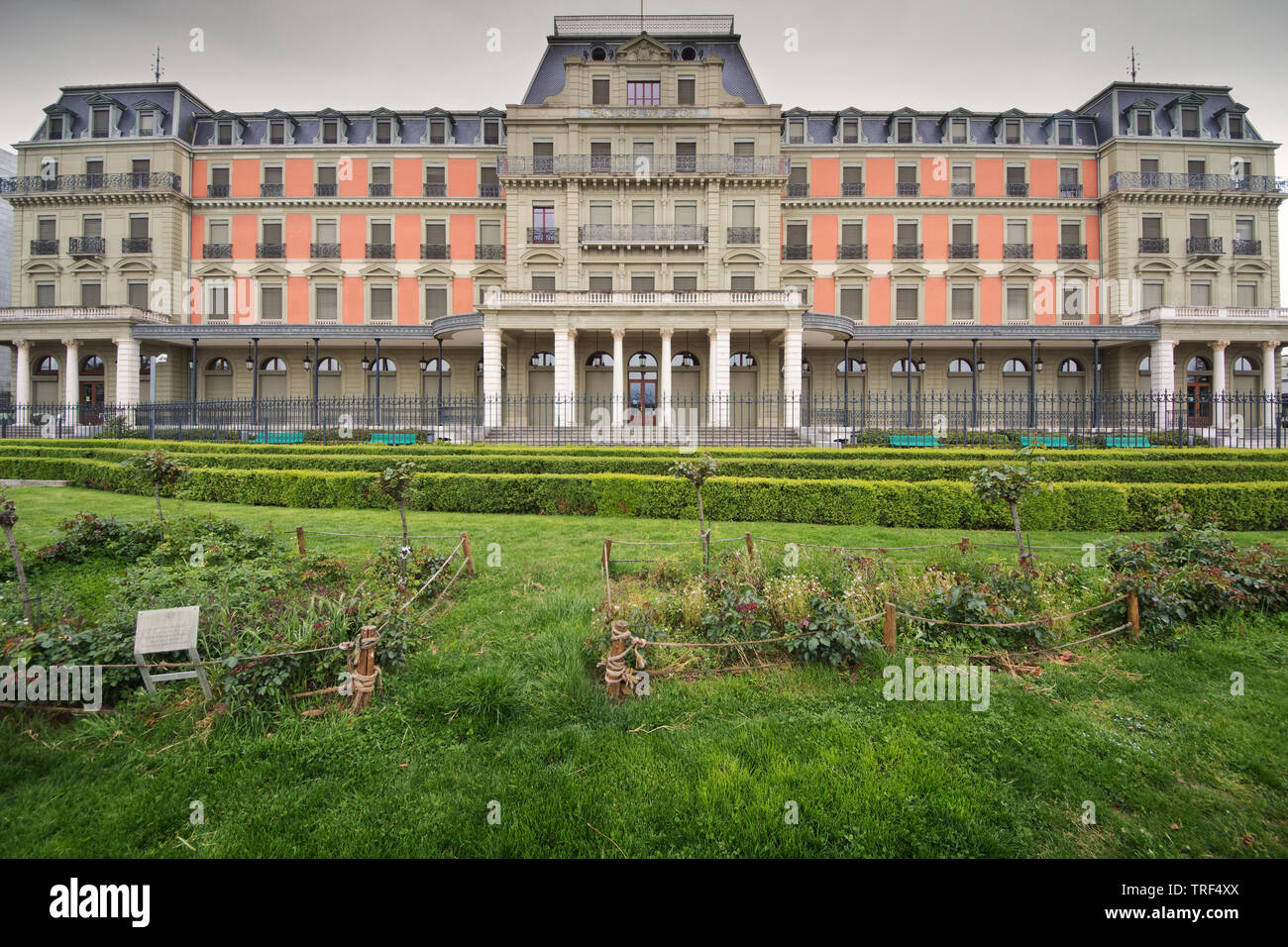 Palais Wilson, premier siège de la Société des Nations - Genève - maintenant siège de l'Office du Haut Commissaire des Nations Unies pour les droits de l'Homme Banque D'Images