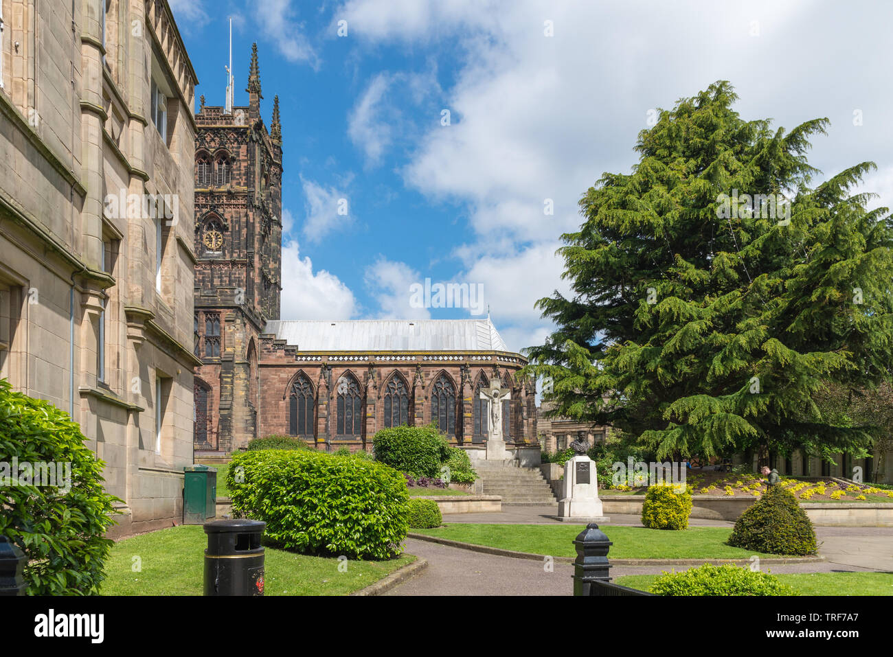 St Peter's Collegiate Church, Wolverhampton, Royaume-Uni Banque D'Images