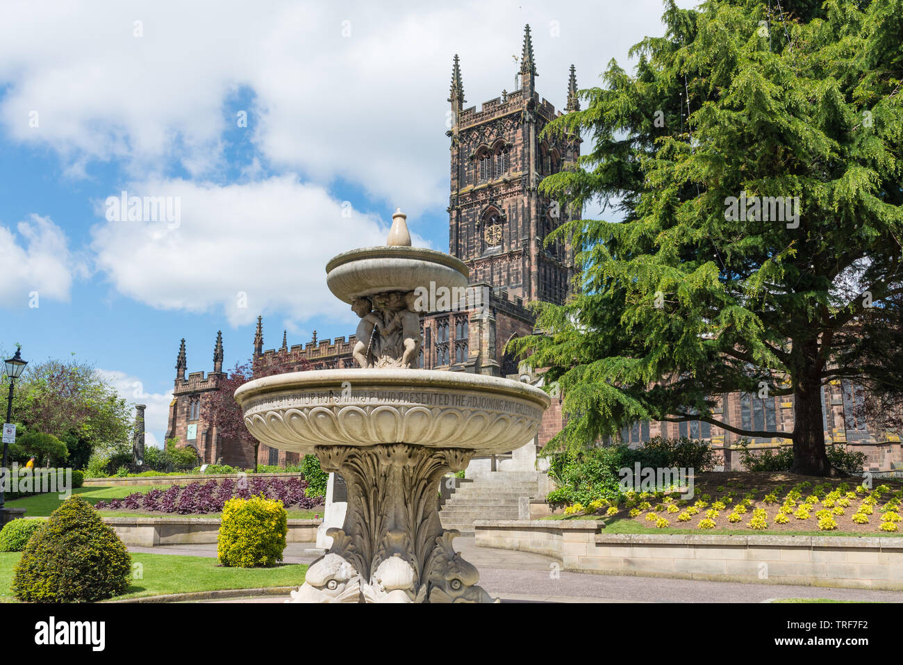 St Peter's Collegiate Church, Wolverhampton, Royaume-Uni Banque D'Images