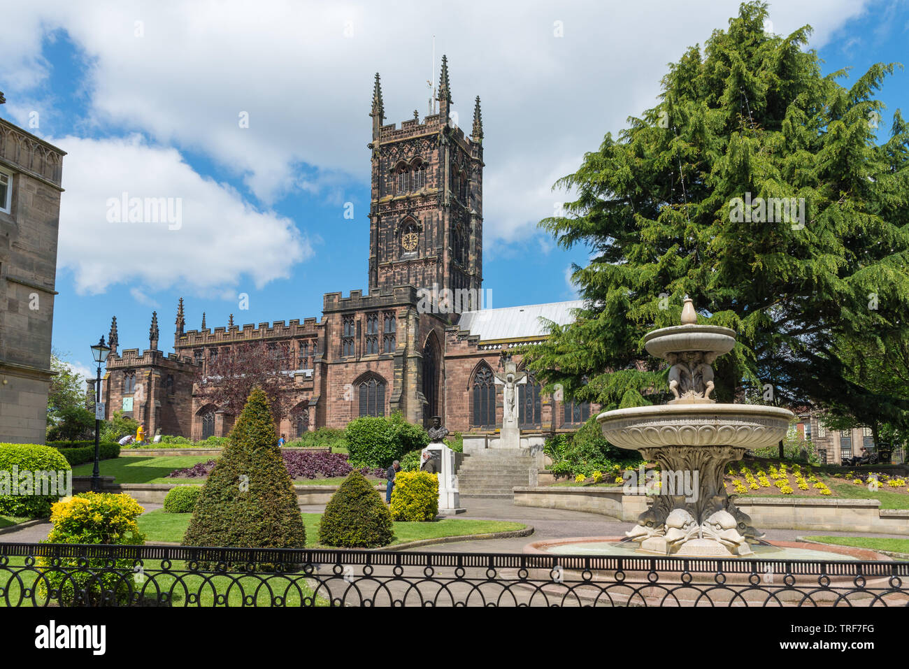 St Peter's Collegiate Church, Wolverhampton, Royaume-Uni Banque D'Images