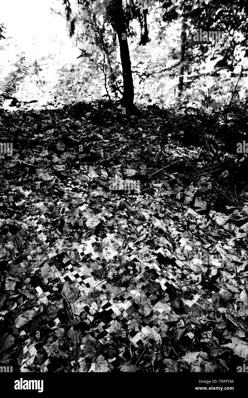 La réalité virtuelle cachés Banque D'Images