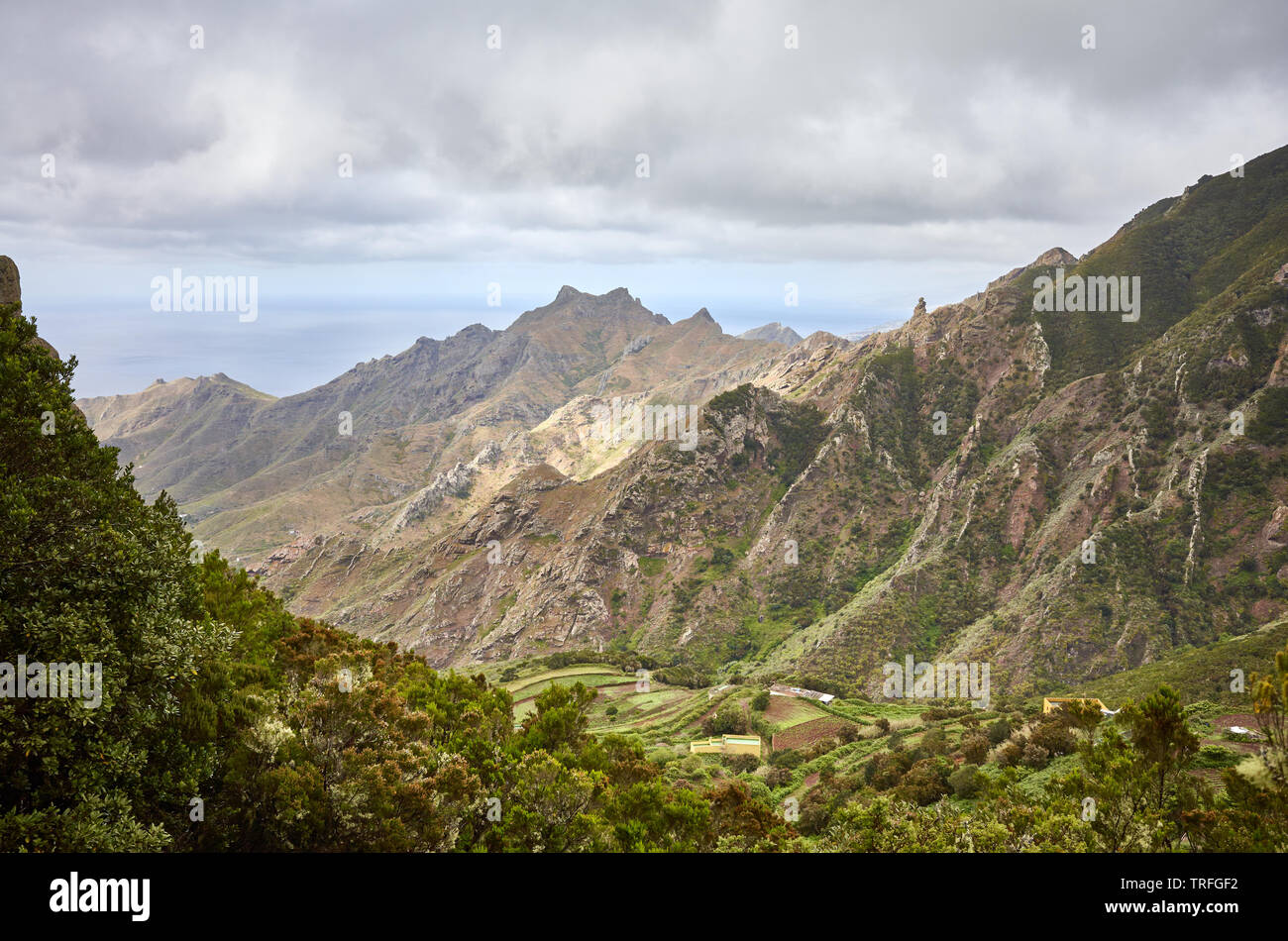 Paysage de montagne pittoresque de Tenerife, Espagne. Banque D'Images