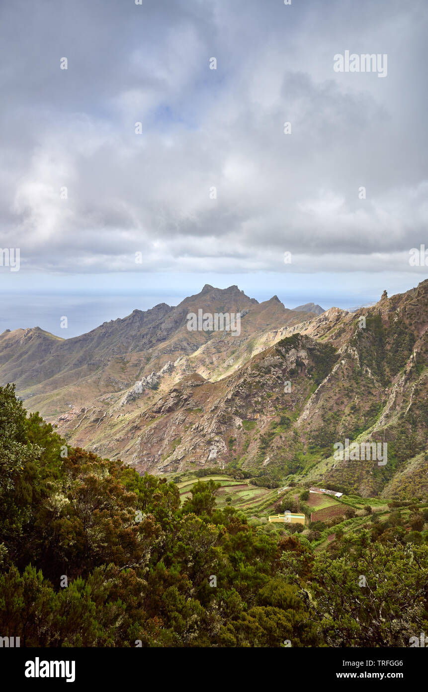 Paysage de montagne pittoresque de Tenerife, Espagne. Banque D'Images