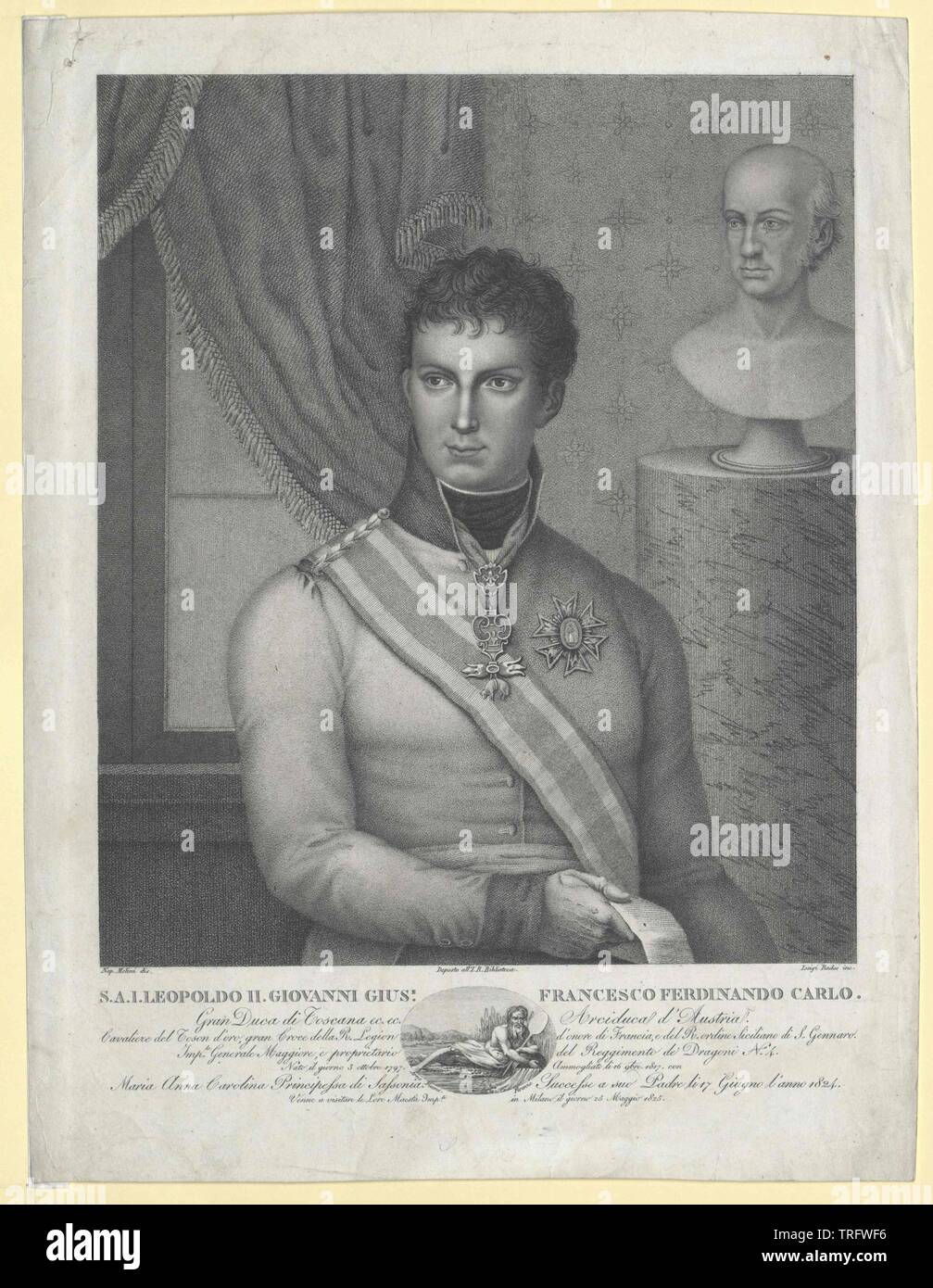 Léopold II, Grand-duc de Toscane, Additional-Rights Clearance-Info-Not-Available- Banque D'Images