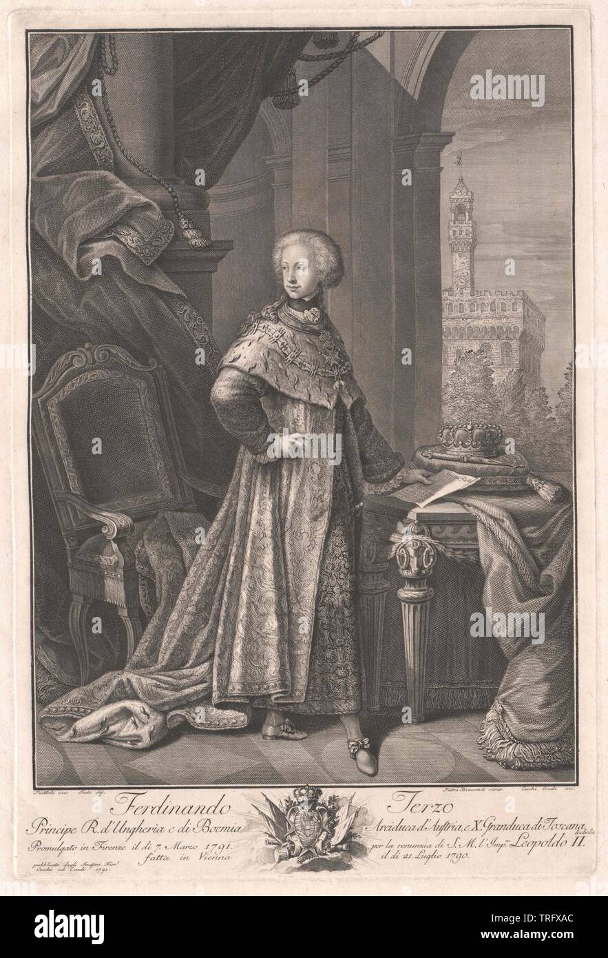 Ferdinand III, l'Archiduc d'Autriche, Grand-duc de Toscane,-Additional-Rights Clearance-Info-Not-Available Banque D'Images