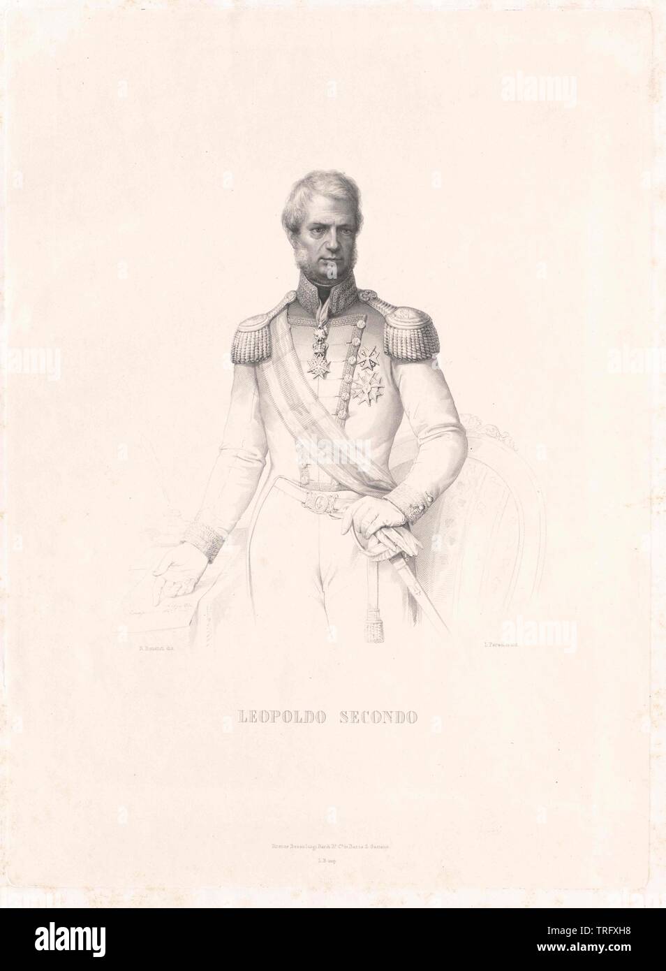 Léopold II, Grand-duc de Toscane, Additional-Rights Clearance-Info-Not-Available- Banque D'Images