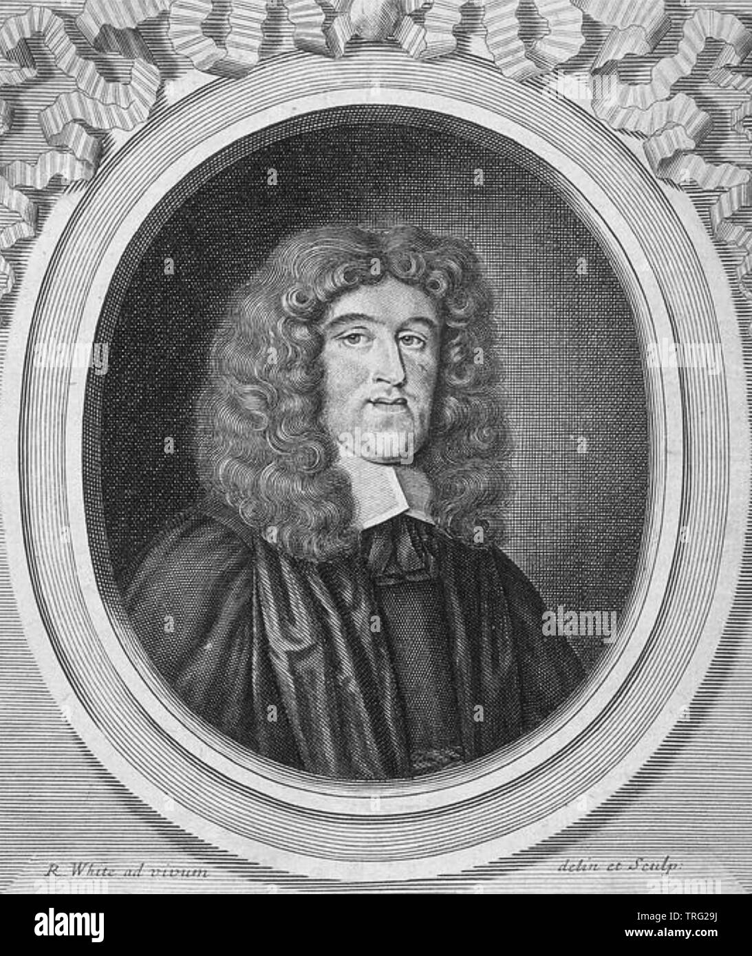 TITUS OATES (1649-1705) Anglais militant anti-catholique Banque D'Images