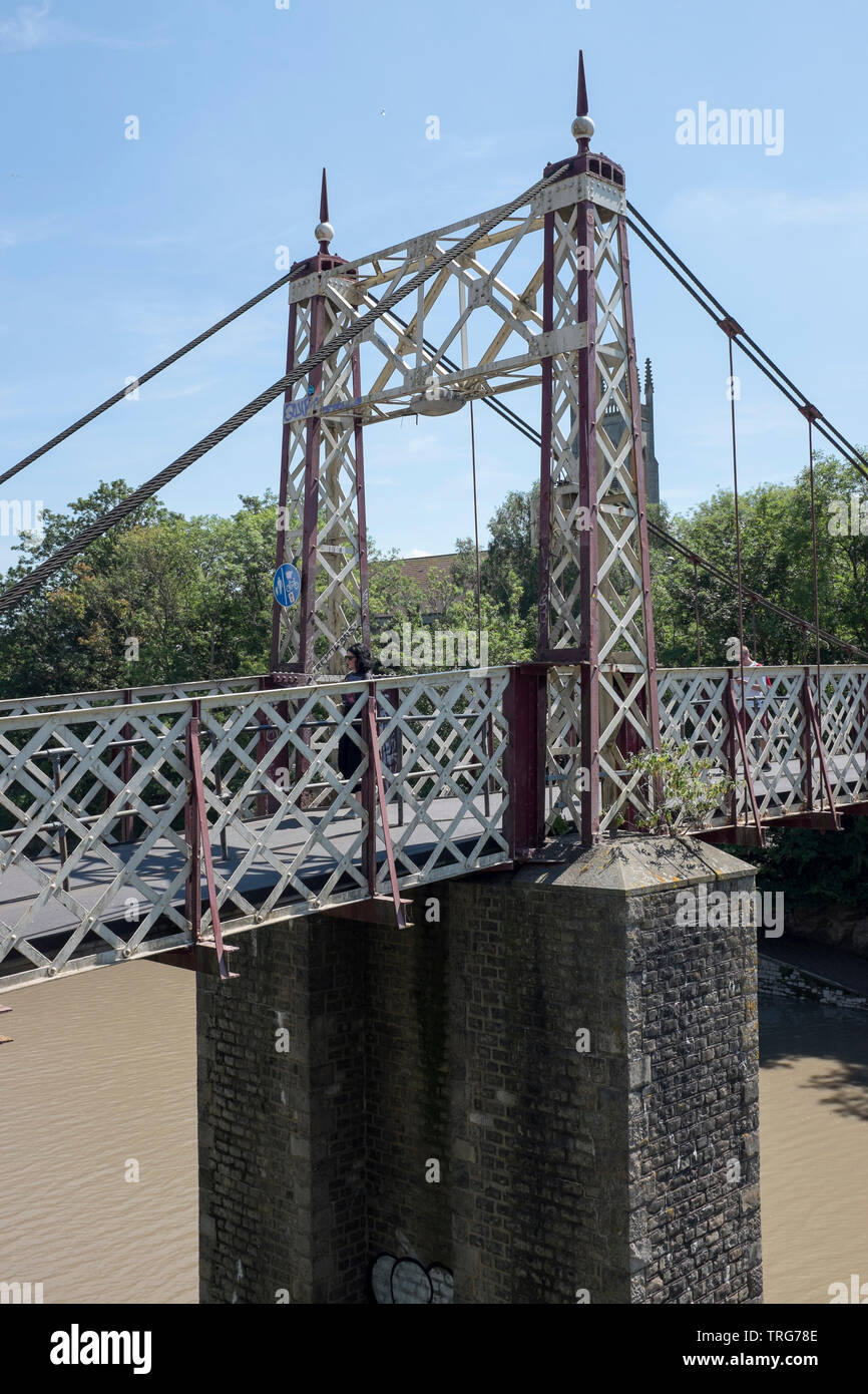 Ferry Bridge Bristol Angleterre prison Banque D'Images