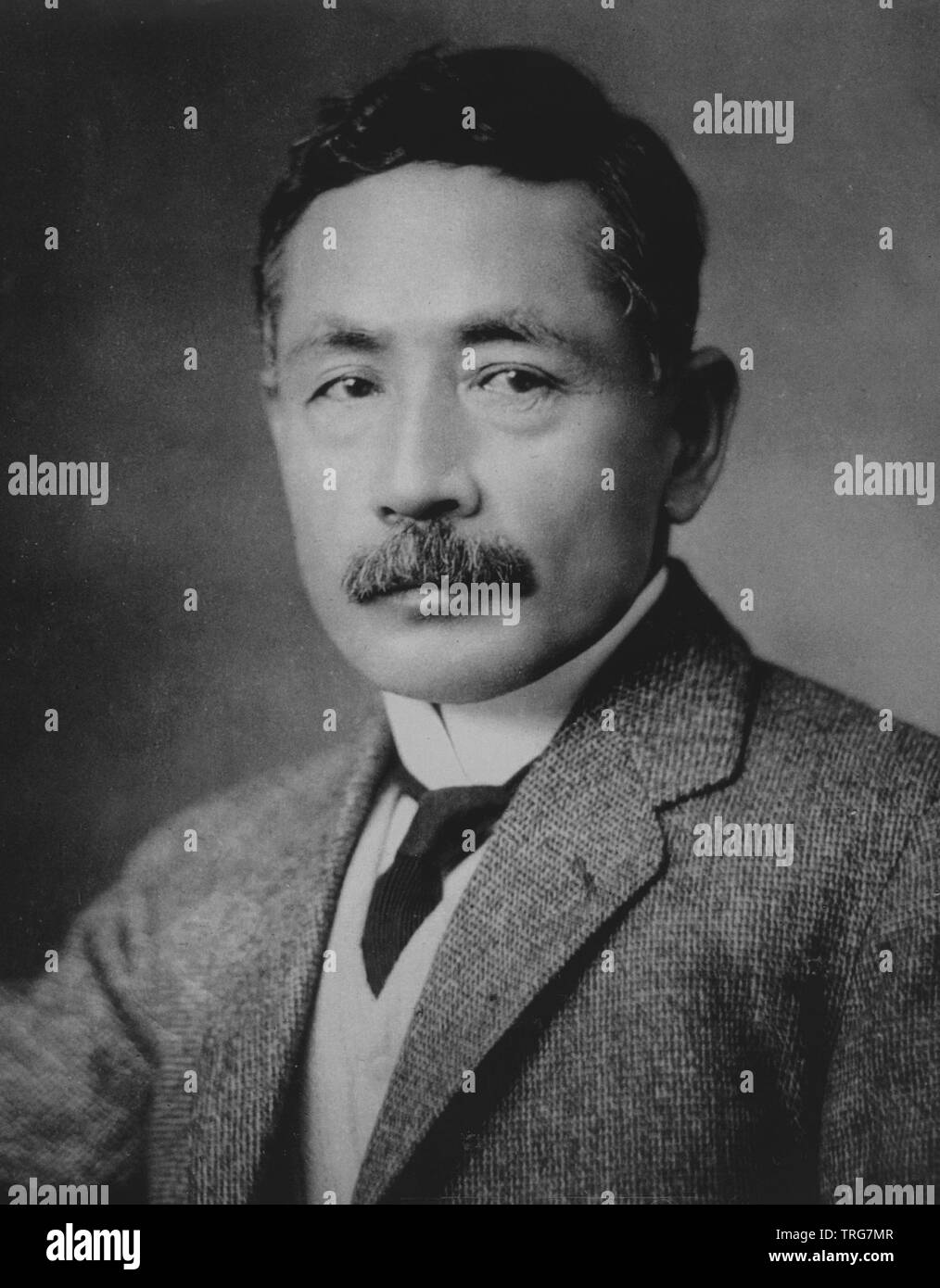 SŌSEKI NATSUME (romancier japonais) Historique (1867-1916) Banque D'Images