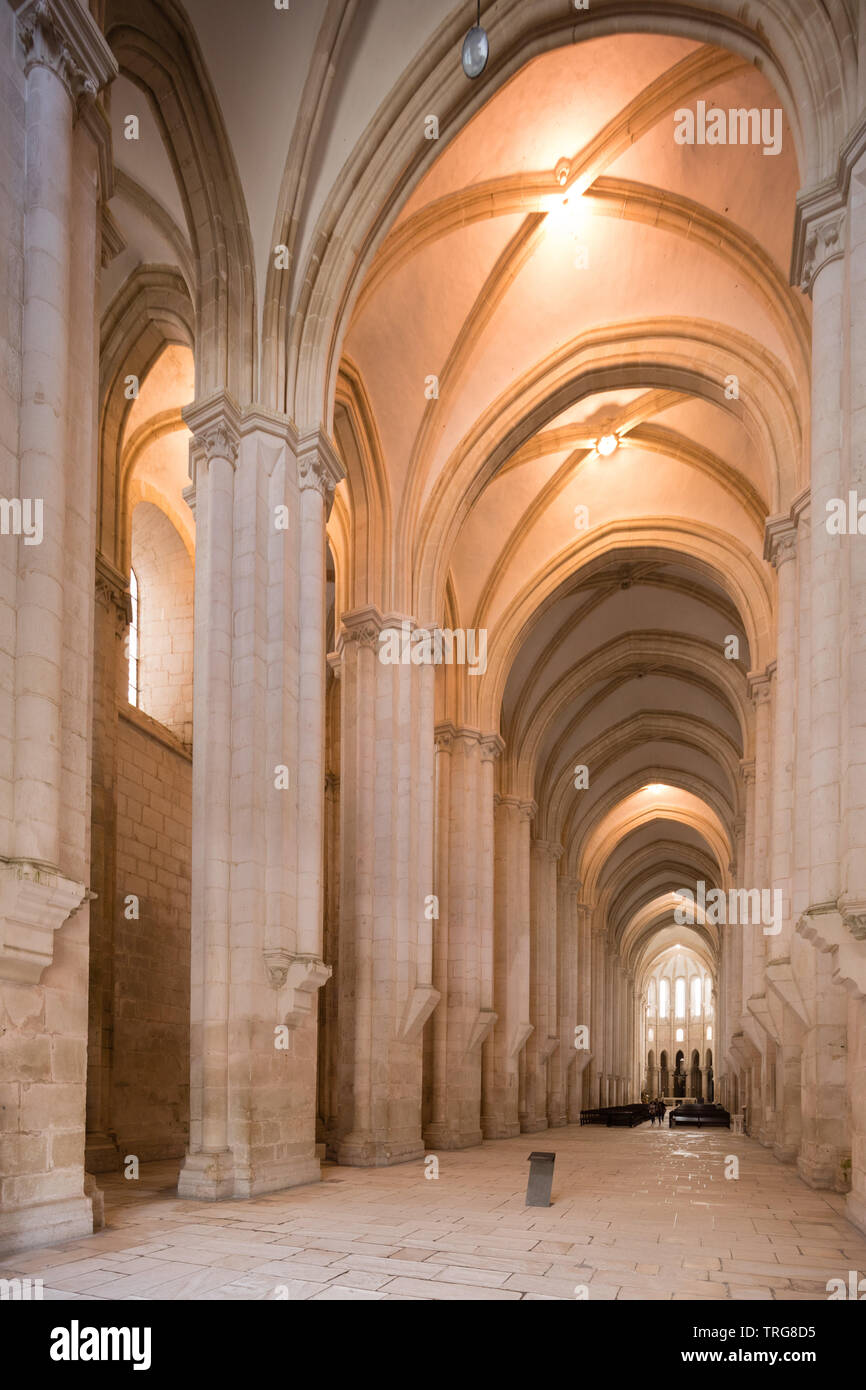 Mosteiro de Alcobaça, Leiria, Portugal Banque D'Images