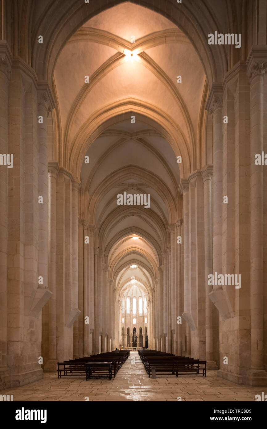 Mosteiro de Alcobaça, Leiria, Portugal Banque D'Images